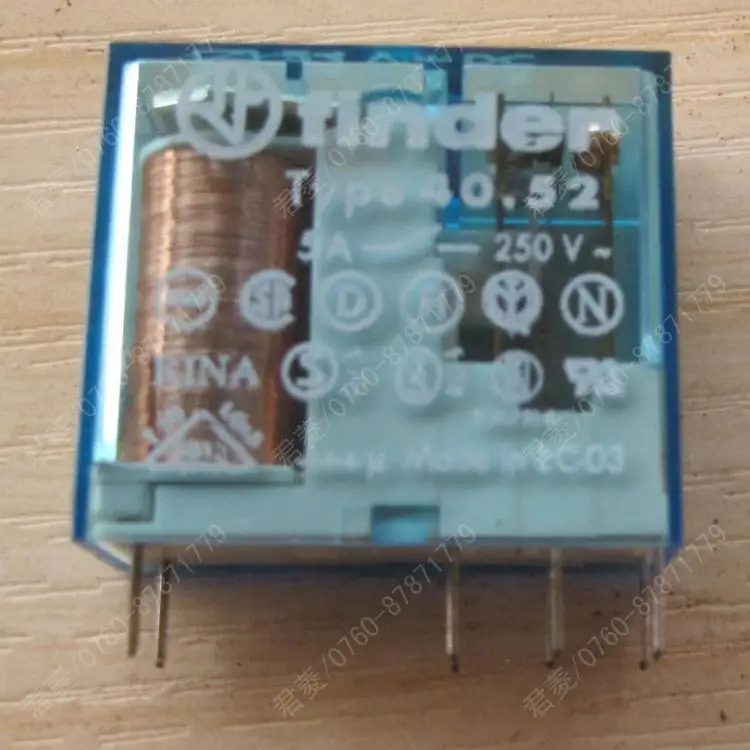 

Free shipping FINDER Fender Type 40.52 24VDC Relay 8A 250V New Genuine Genuine