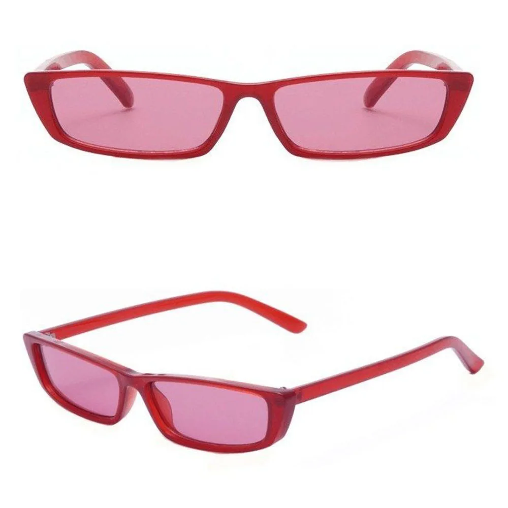 Женские винтажные солнцезащитные очки в небольшой оправе Ретро прямоугольные UV400 очки модные тени аксессуары для ухода за глазами