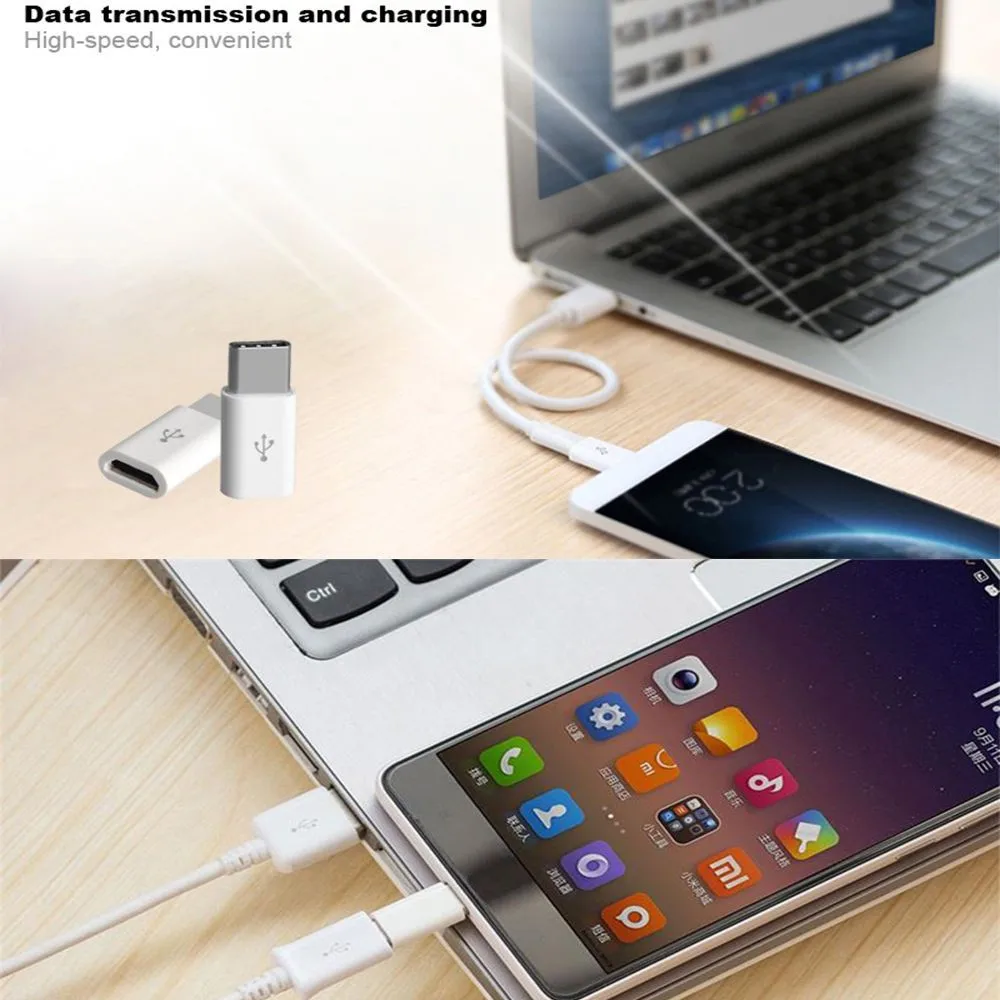 3 шт. Мини Micro USB к typeC адаптер для samsung S8 9 Plus Note 8 Xiaomi 6 5 huawei телефон зарядное