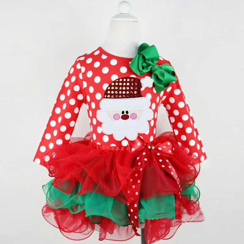 Рождественское платье для маленьких девочек; детская одежда для девочек; праздничная одежда для маленьких девочек; коллекция года; подарок на год; подарок на первое Рождество; JMFFY От 1 до 9 лет