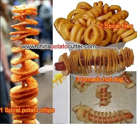 How to Make Tornado/Spiral Potato, Chips, or Curly Fries by Omcan Inc. 