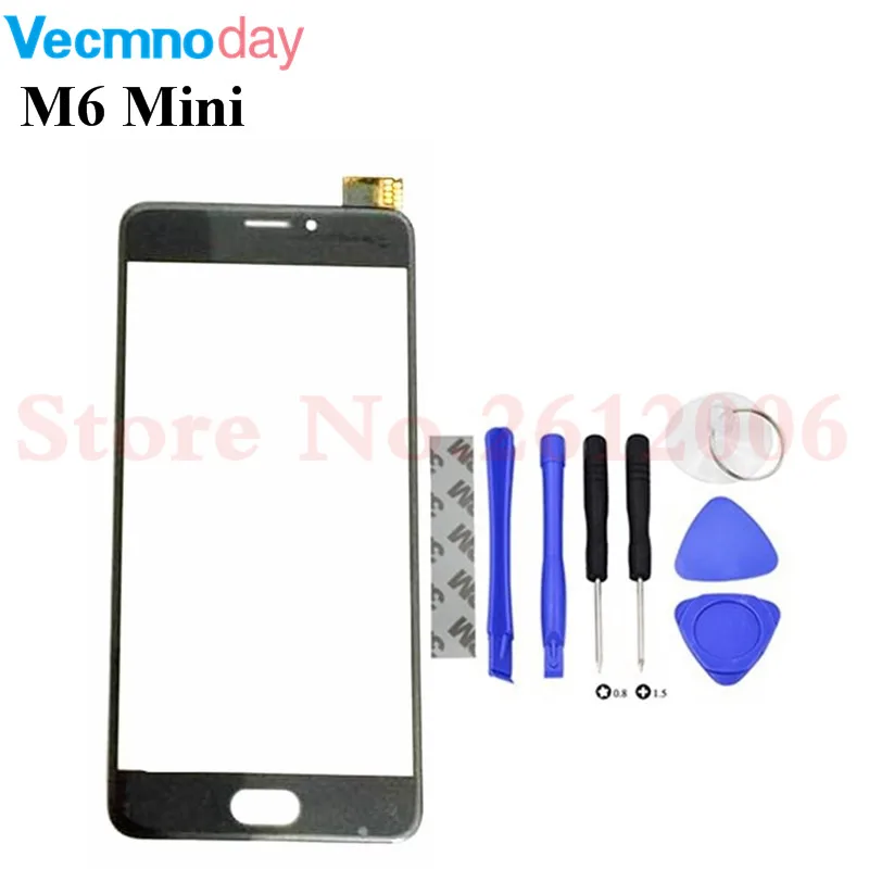 

Vecmnoday Original For Meizu M6 Touch Screen Glass Guarantee Digitizer Glass Panel Touch Replacement