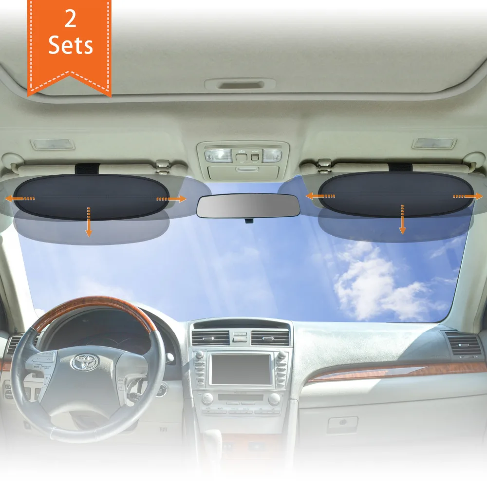Buy WANPOOL Anti Glare Car Visor Sunshade Extender for