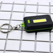 ZK20 COB LED Flashlight Light Mini Lamp Key Chain Ring Keychain Lamp Torch Keyring Green/Red Key Finder Find Lost Keys