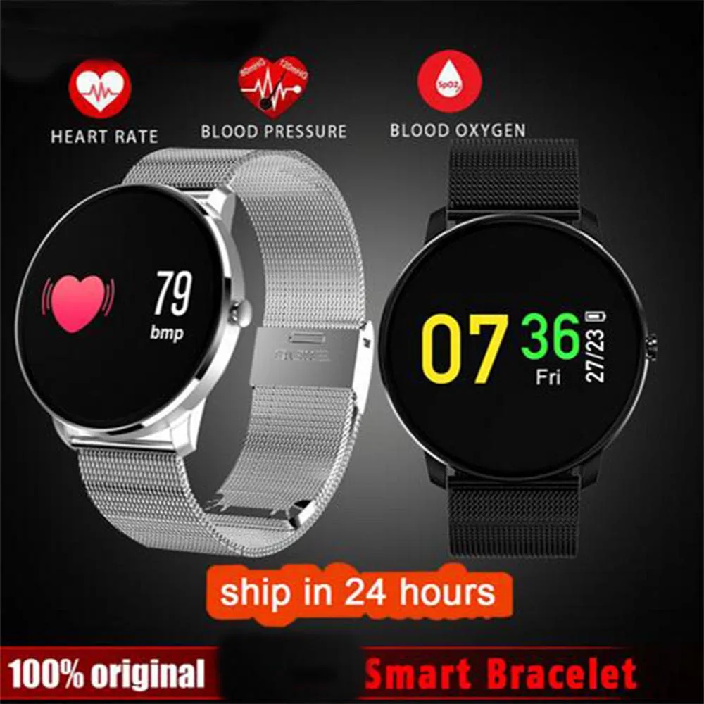 

Colorful Moving Bracelet Smart Watch Wristband Heart Rate Blood Pressure Pedometer Smarband for Samsung Galaxy J7 J5 J3 J700F