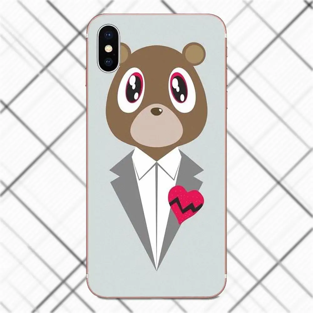 Tpwxnx моды Kanye West Мишка Тедди для выпускников мягкий защитный LG G2 G3 мини дух G4 G5 G6 K4 K7