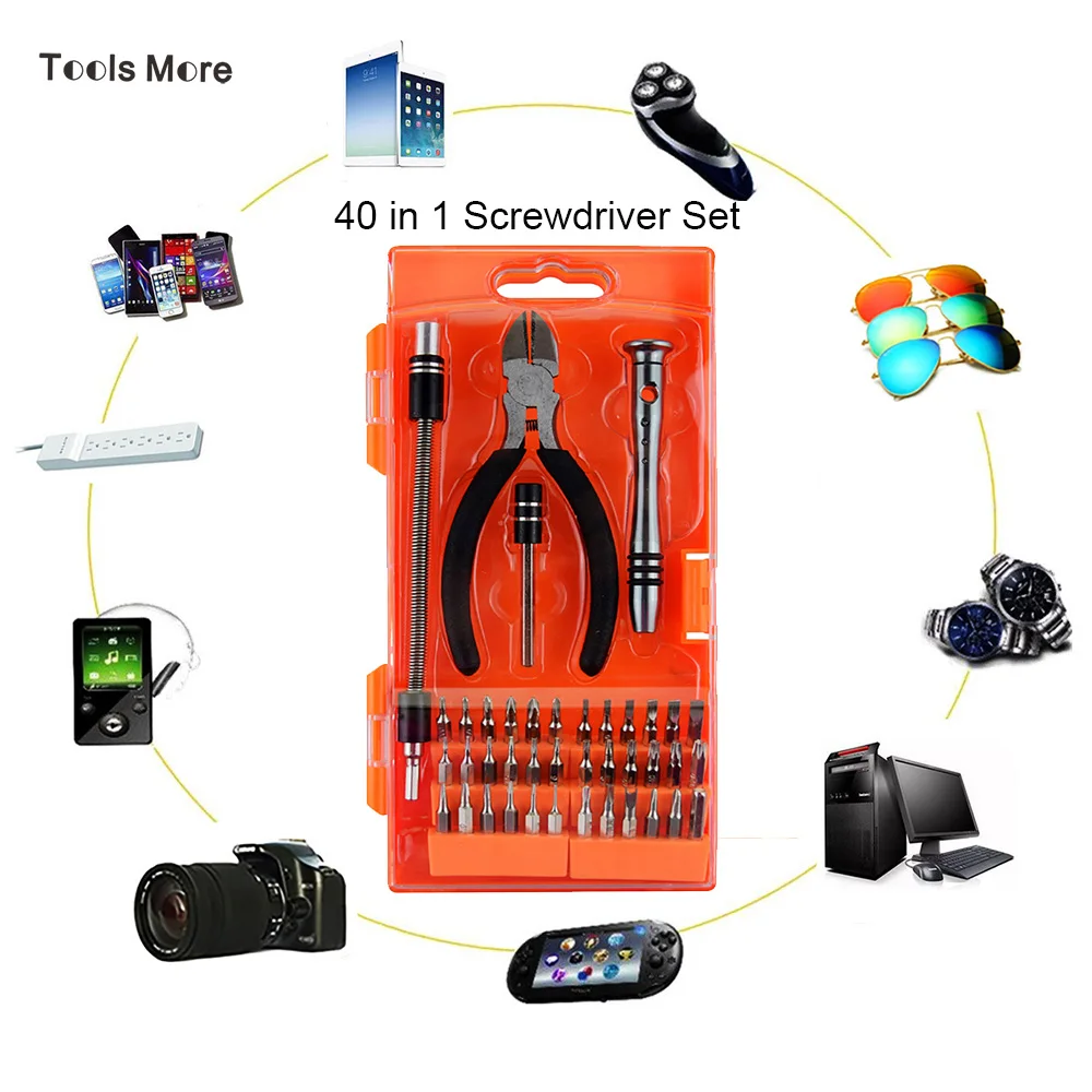 40 In 1 Multi Purpose Screwdriver Set Opening Tool for iPhones Macbook