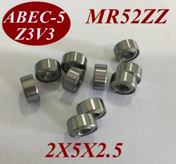 

5pcs MR52Z MR52ZZ MR52 ZZ MR52-ZZ 2x5x2.5 MM 2*5*2.5 MM Miniature roller micro shaft motor deep groove Ball Bearing tools