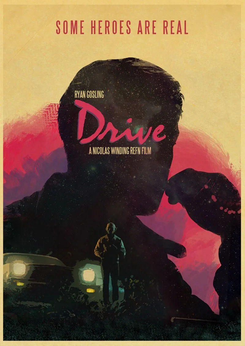 Drive Ryan Gosling Carey Mulligan винтажный бумажный плакат настенная живопись украшение дома 42X30 см 30X21 см - Цвет: E101