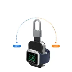 QI беспроводной Chargerfor Apple Watch полосы 4 42 мм/38 мм iWatch 3 4 Портативный Смарт часы внешний батарея пакет брелок-аккумулятор