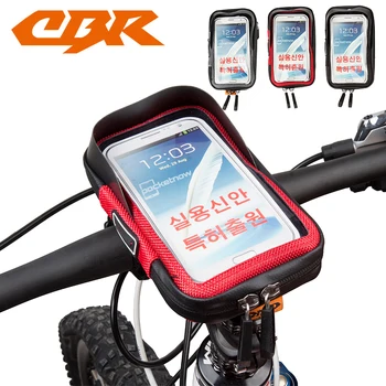 

CBR Bicycle Bag Outdoor Mobile Phone Bag Waterproof MTB Cycling Frame Front Tube Bike Package Handlebar Bag Accessories
