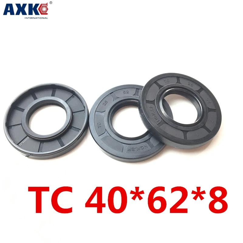 10 шт. AXK 40x62x8 TC40x62x8 NBR каркасное сальник 40*62*8 уплотнения высококачественное