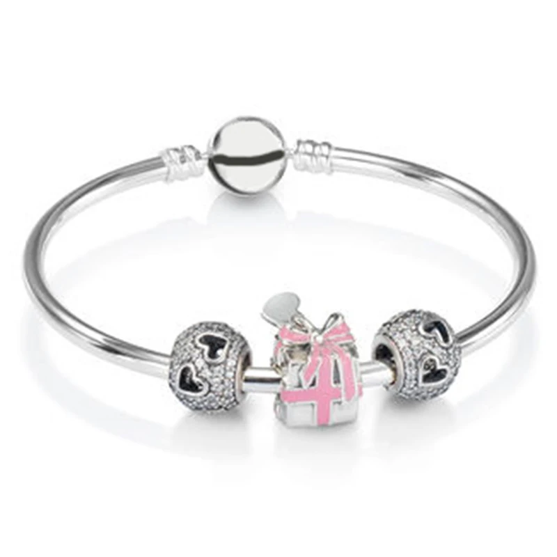 

SIENTO 100% 925 New 1:1 Charm Attractive Gift Bracelet Set Appropriate Gift Valentine Gift Free Shipping