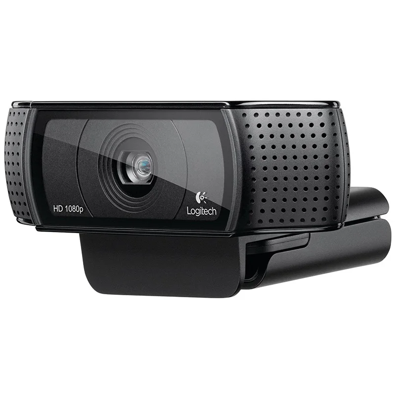 Веб-камера logitech Pro C920 HD Smart 1080 p, Широкоформатная веб-камера для скайпа, видеозвонок, ноутбука, Usb камера, 15 МП, веб-камера era для компьютера