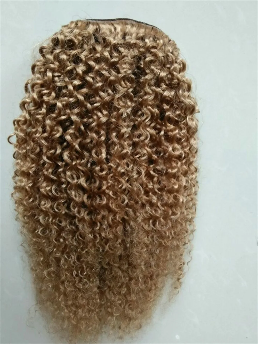 Blonde curly drawstring ponytail Clearance