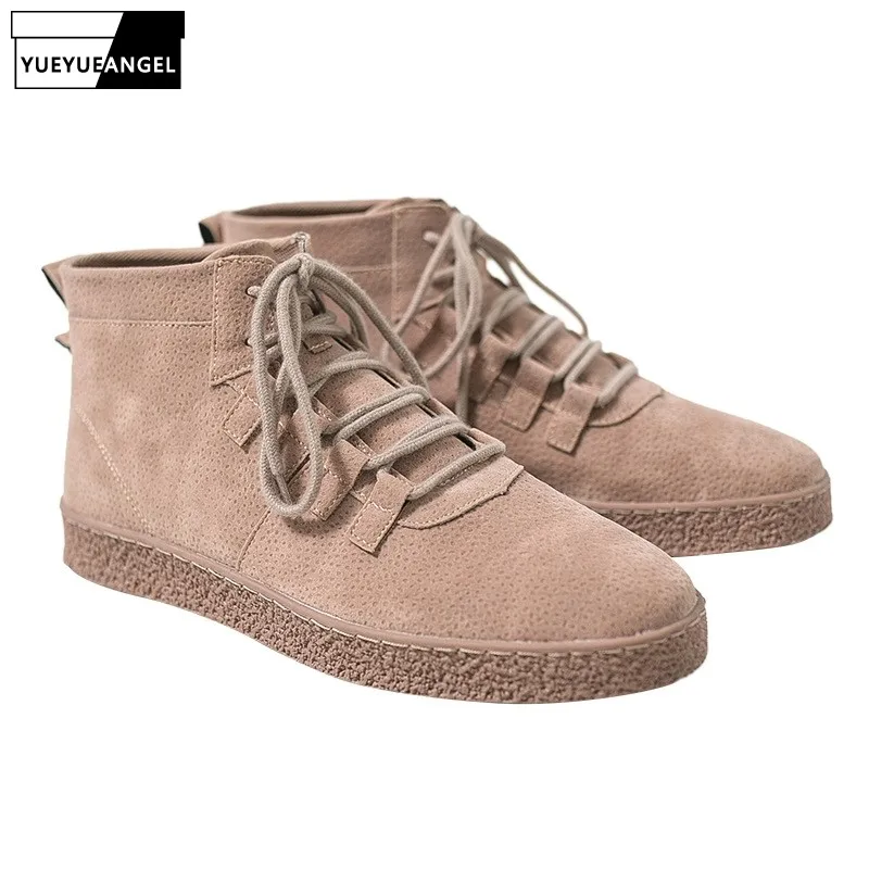 

High Quality Leather Sneakers Men Genuine Leather Spring Autumn Fashion Korean Male Ankle Shoes Breathable Round Toe Footwear