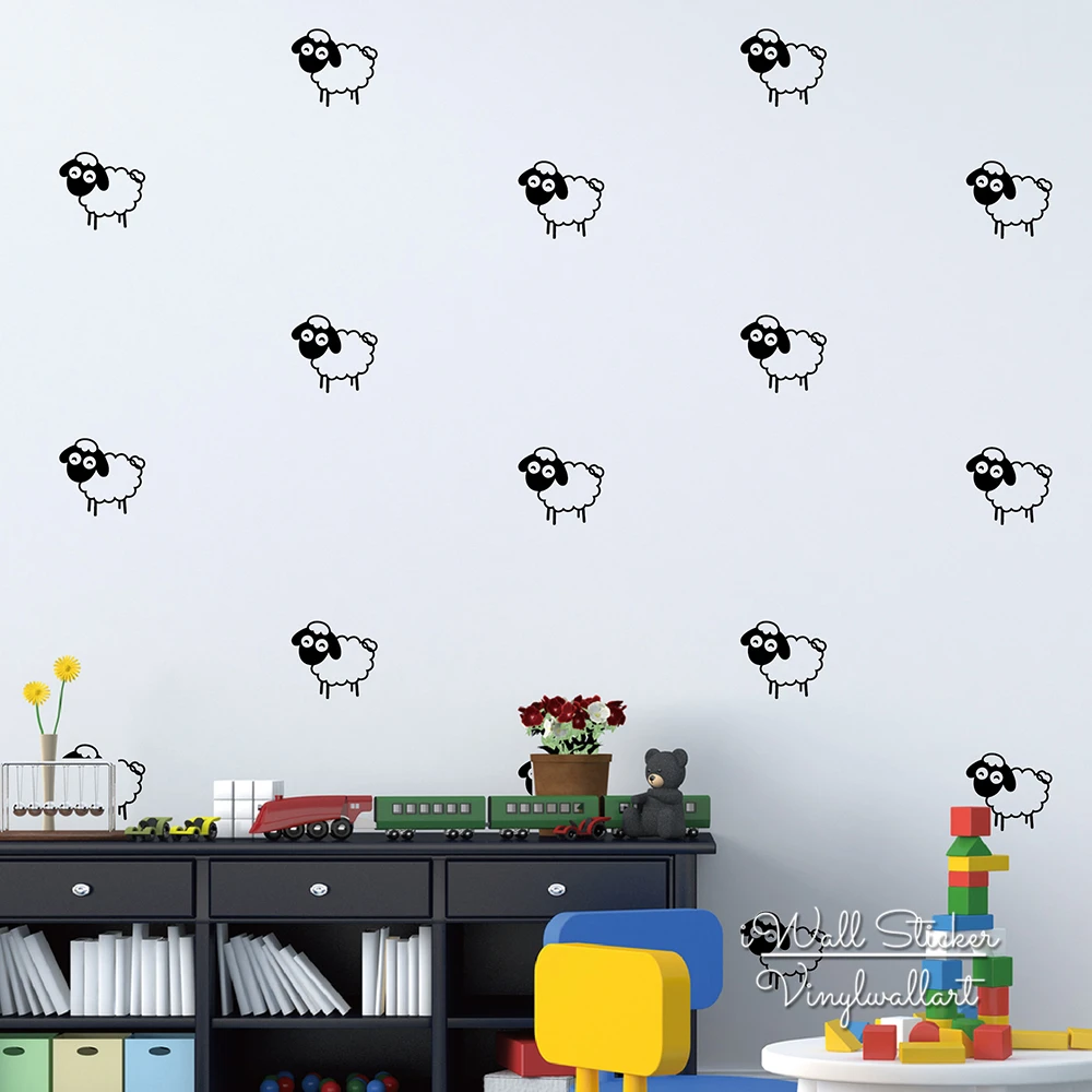 Por Sheep Nursery Lots From China Sheep Wall Clock