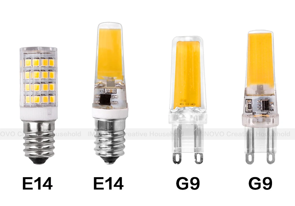 Светодиодная лампа G4 G9 E14 с затемнением освещения 3 Вт 6 Вт 9 Вт AC DC 12 В 220 В COB SMD Замена галогенные лампы прожектор Bombillas люстра