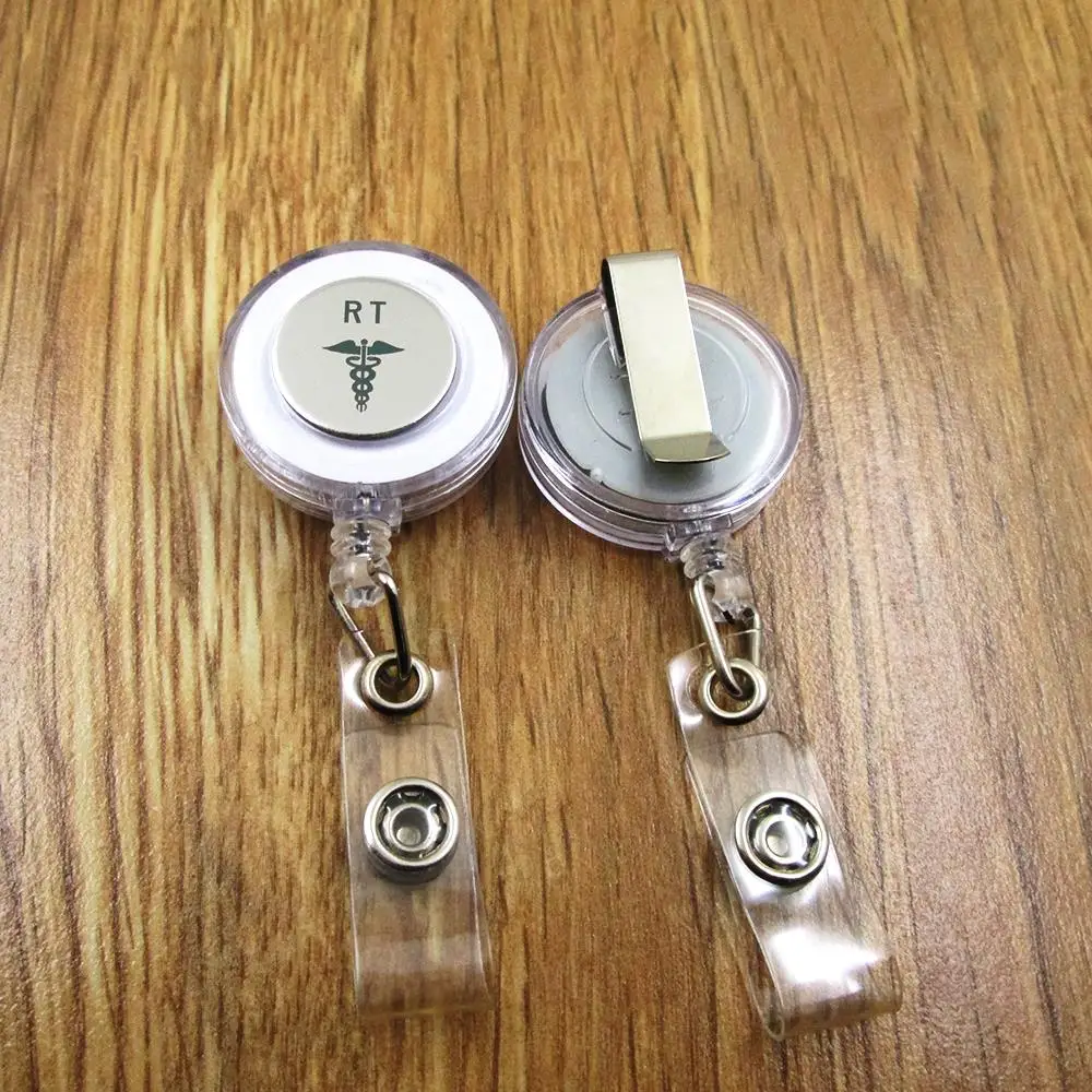 RT ID Badge Reel for Docter Nurse Teacher Student retractable recoil id badge holder office work fun | Украшения и аксессуары