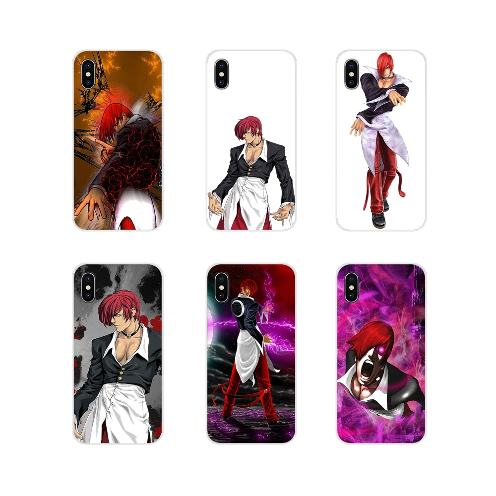 Для Samsung Galaxy A3 A5 A7 A9 A8 Star A6 Plus 2018 2015 2016 2017 Король бойцов Iori Yagami прозрачные чехлы из