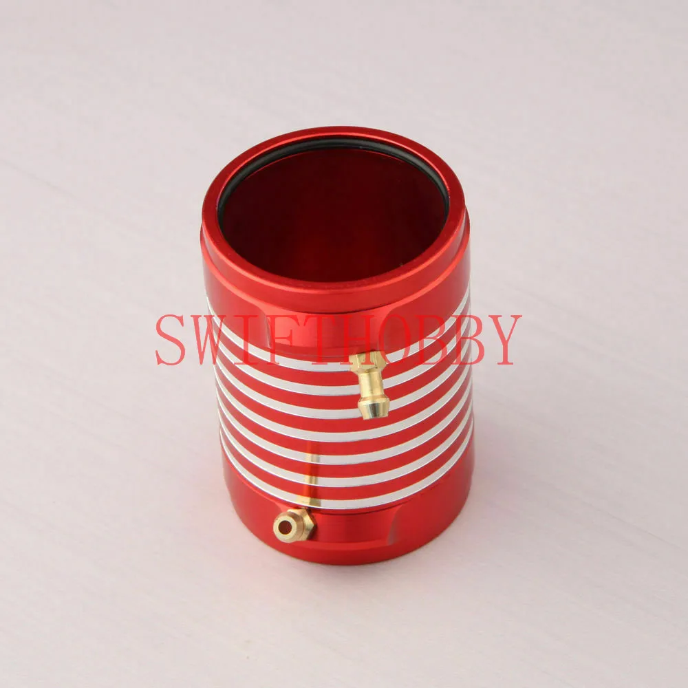 CNC Aluminum Water Cooling Jacket 40 Series L50mm ID40m for Marine Motor RC Boat 