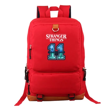 

Mochila Anime Stranger Things 12xl Rucksack Pink Leather Backpack School Tassen Backbag Book Bag Sac A Dos Femme Girls Zipper