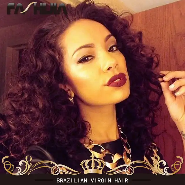 Tangle Free Red Brazilian Hair Deep Wave Wet And Wavy Braiding