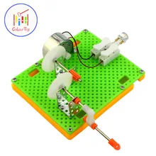 Дети DIY Кривошип Динамо модель фонаря стволовая Физика Наука