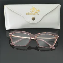 Кошки очки ретро ясно без очки с диоптриями frame женские прозрачные очки; оправа для очков женские металлический каркас FML