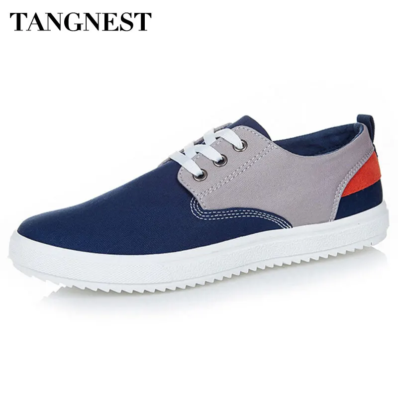 Tangnest Men's Canvas Shoes For Spring 2017 New Fashion Mixed Color ...