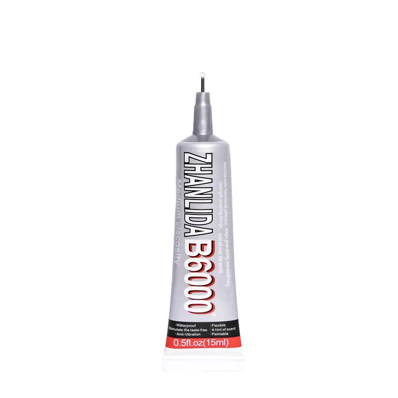 

30Pcs Liquid 15ML B6000 Glue Super Adhesive Touch Screen Epoxy Resin Fabric Leather Craft Plastic Crystal Phone Ceramics Stone