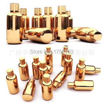 

100ml dropper bottle High temperature gold plated Capsule Bottle,essential oil bottle,Thick Glass bottle,Cosmetic Packaging