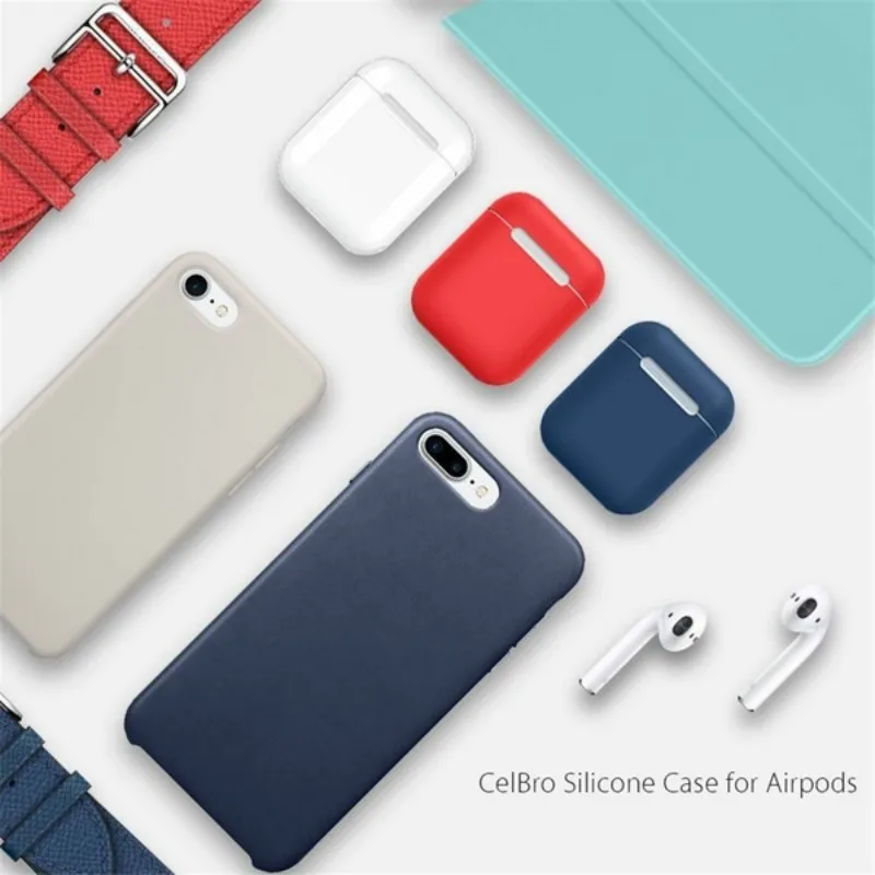 Чехол для airpods, защита от пыли, аксессуары, силиконовый чехол для iphone airpods, чистый/кожа, TPU, 17 цветов, беспроводные наушники airpods