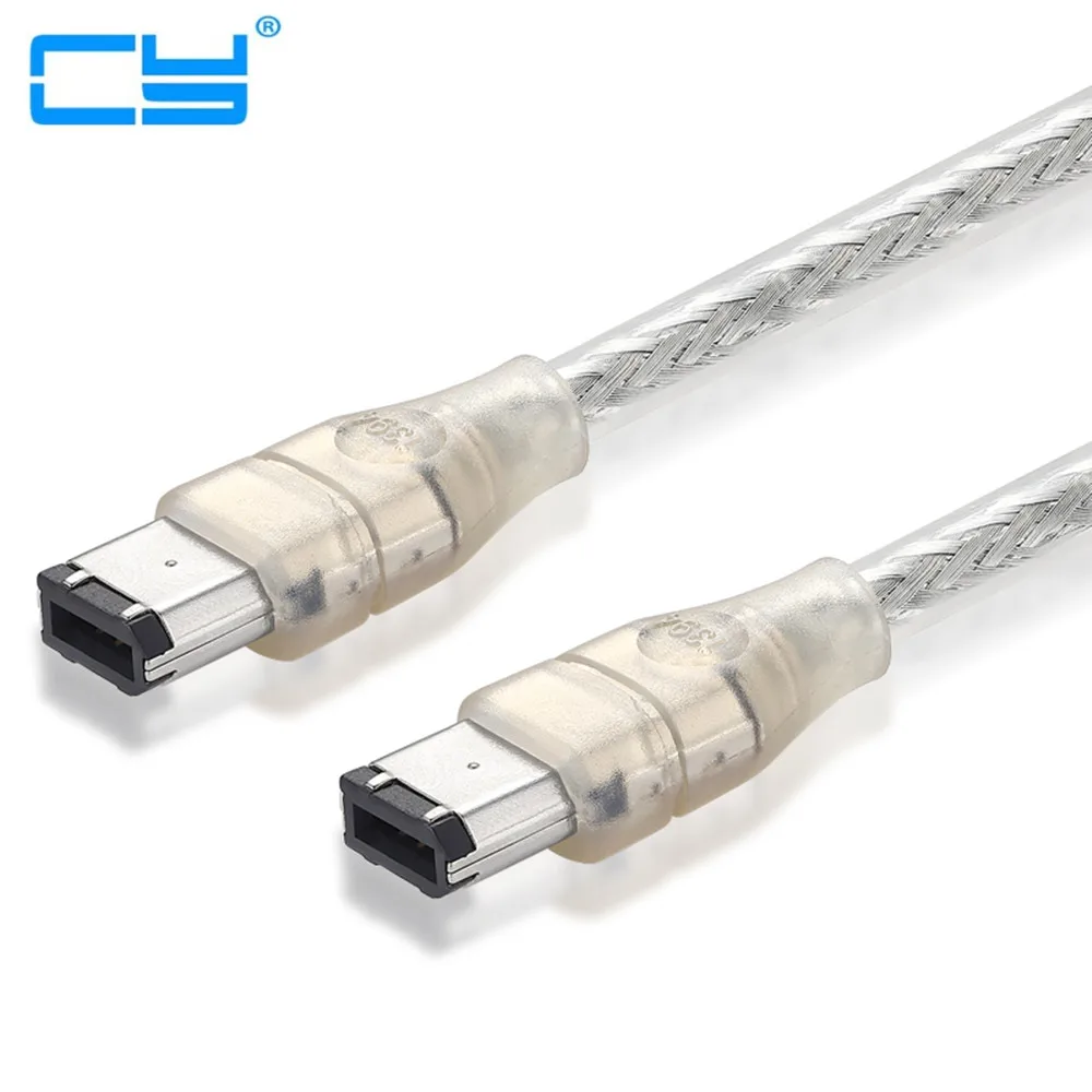 

IEEE 1394 Cabos firewire 6pin para 6pin cabo de extensao com banhado ein ouro schnittstelle de dados 1,2 m para placa de captur