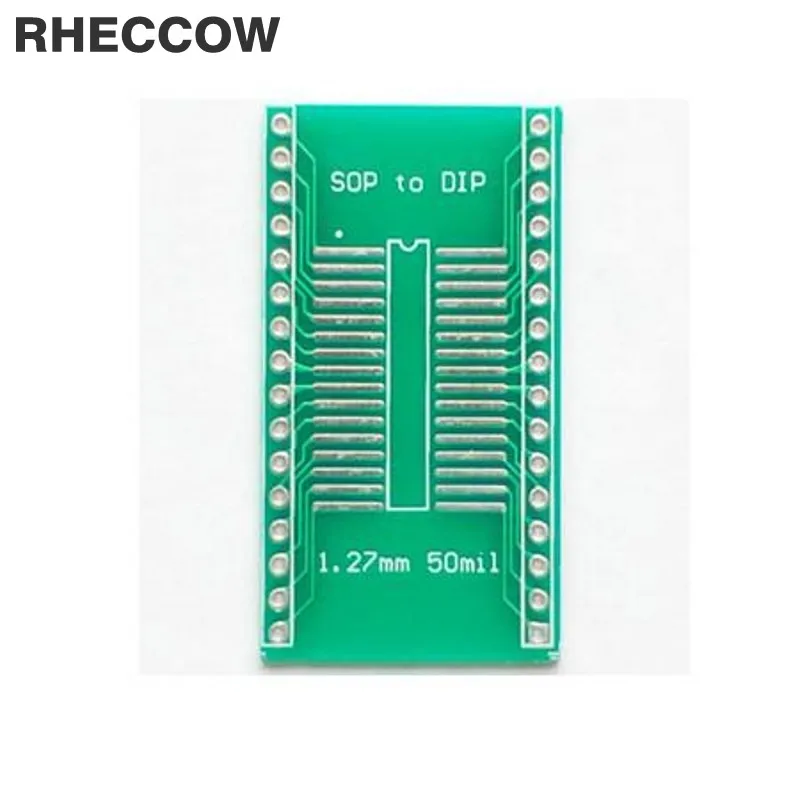 RHECCOW 10 шт. SOP32 к DIP32 1 27 мм 50mil SMD адаптер пластина Конвертор доска|board|board boardboard to board |