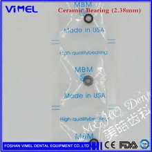 5 шт. MBM стоматологический керамический подшипник для высокоскоростного наконечника 6,35*3,175*2,38 мм С Пылезащитным покрытием