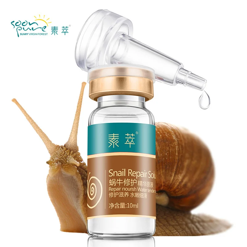 SOONPURE Snail Repair Serum Face Cream Acne Treatment Black Head