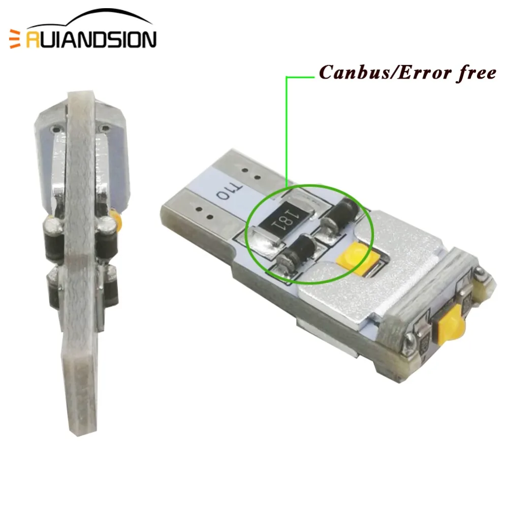 4 шт. t10 canbus 194 w5w led C'ree led 450LM 12 В AC canbus Автомобильный источник света авто светодиодная лампочка для машины-Стайлинг универсальная светодиодная мощность 9 Вт