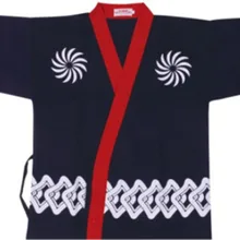 Японские женщины мужчины Ресторан Бар одежда шеф-повара/китель повара куртки униформа, суши/Сашими/Лосось, 3 размера