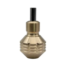 Self-замок Насадки для татуажа Медь оливковое Tube латунь Ручки рулевые для мотоциклов Для Советы 30 мм тату аксессуары