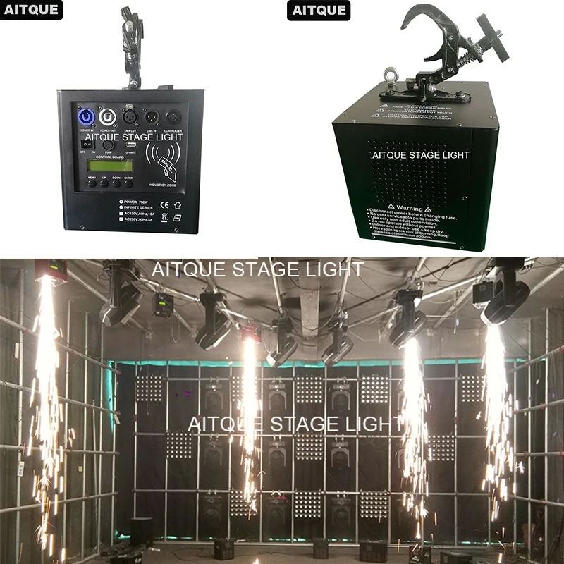 

4lot Dj lighting spark machine fall similar as waterfall firework effect stage lights use