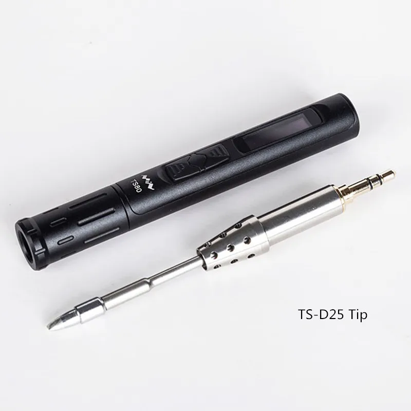 Мини TS80 цифровая паяльная станция USB Type C QC3.0 OLED программируемый интерфейс STM32 чип