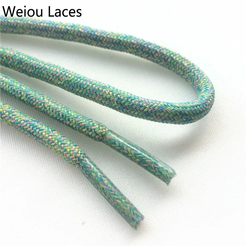 Offical Weiou Multi Color Rope Laces Running Shoestring 0.45cm Sport Multicolor Shoelace For Basketball Jogging Shoes