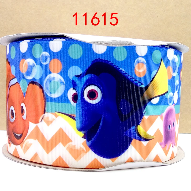 

Free shipping 50 yard 75 mm printed grosgrain ribbon 11615