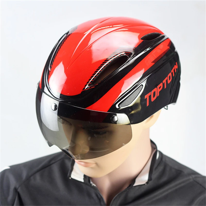 Велосипедный шлем с ветрозащитными линзами шлем Размер L велосипедный шлем сверхлегкий горный велосипед дорожный шлем