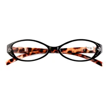 Новые Классические очки для чтения leopard кошачьи глаза Алмазная рамка очки для чтения Модные женские качественные очки для чтения с диоптриями 1,0-3,5