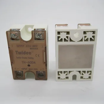 

SSR-60DA DC-AC 60A Single Phase Solid State Relays 220V AC Output 3-32V DC to 24-480 V Solid State Relay Module Switch SSR 60A