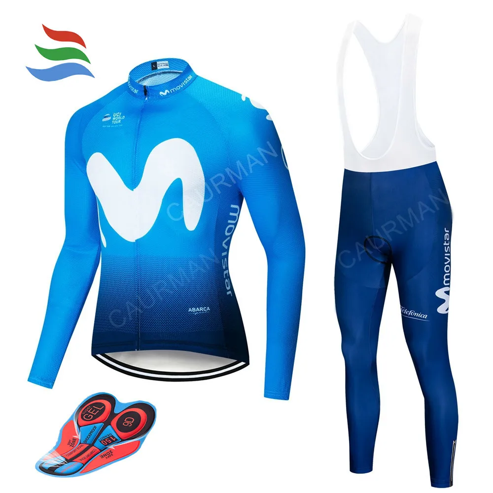 

2018 Men Thin Breathable Long Sleeve Cycling Clothing Team Pro Cycling Jerseys Bib Pants Set MTB Ropa Ciclismo Maillot Spring