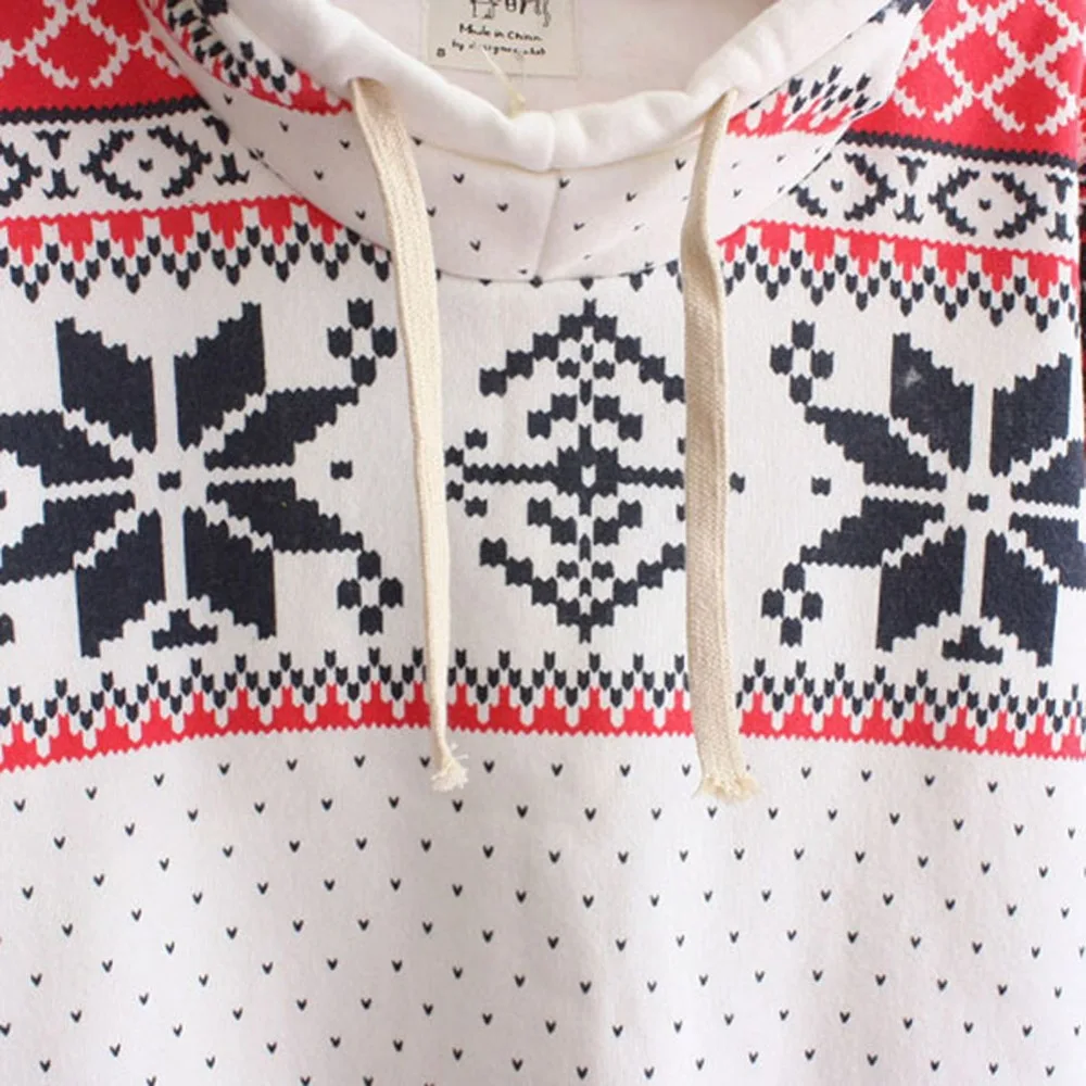Christmas Toddler Hoodie Sweatshirt Winter Snow Flake