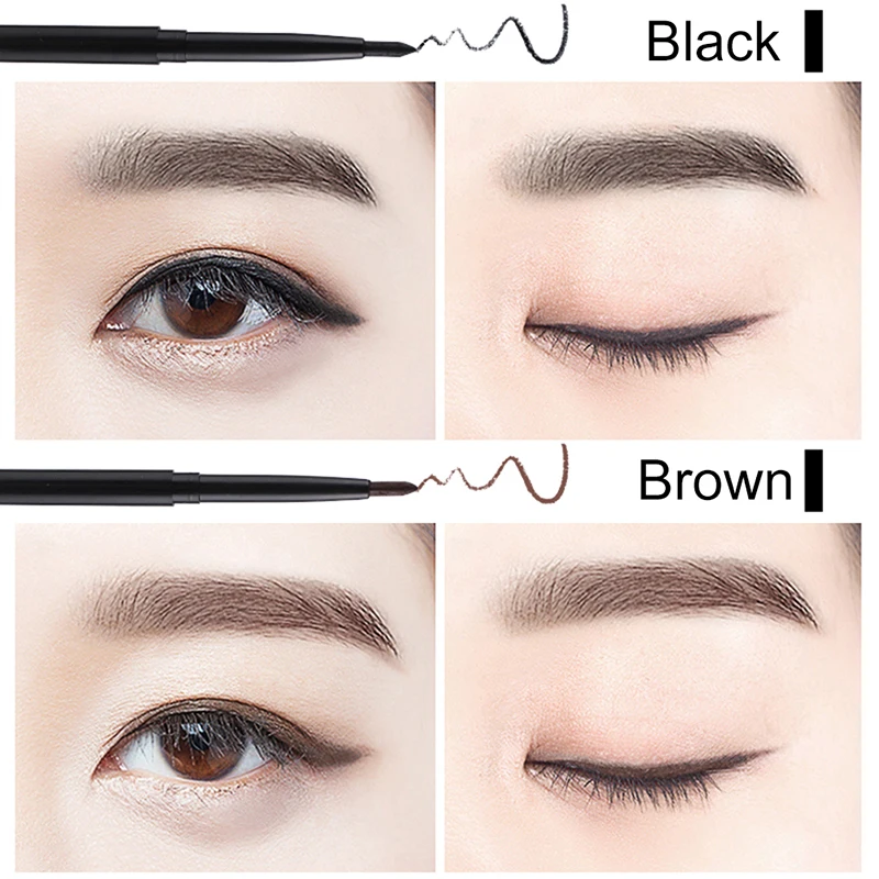

1pc Automatic Eyebrow PencilsCosmetic Waterproof Long Lasting Brown Pigments Eyebrow Tattoo Makeup Eye Brow Pen